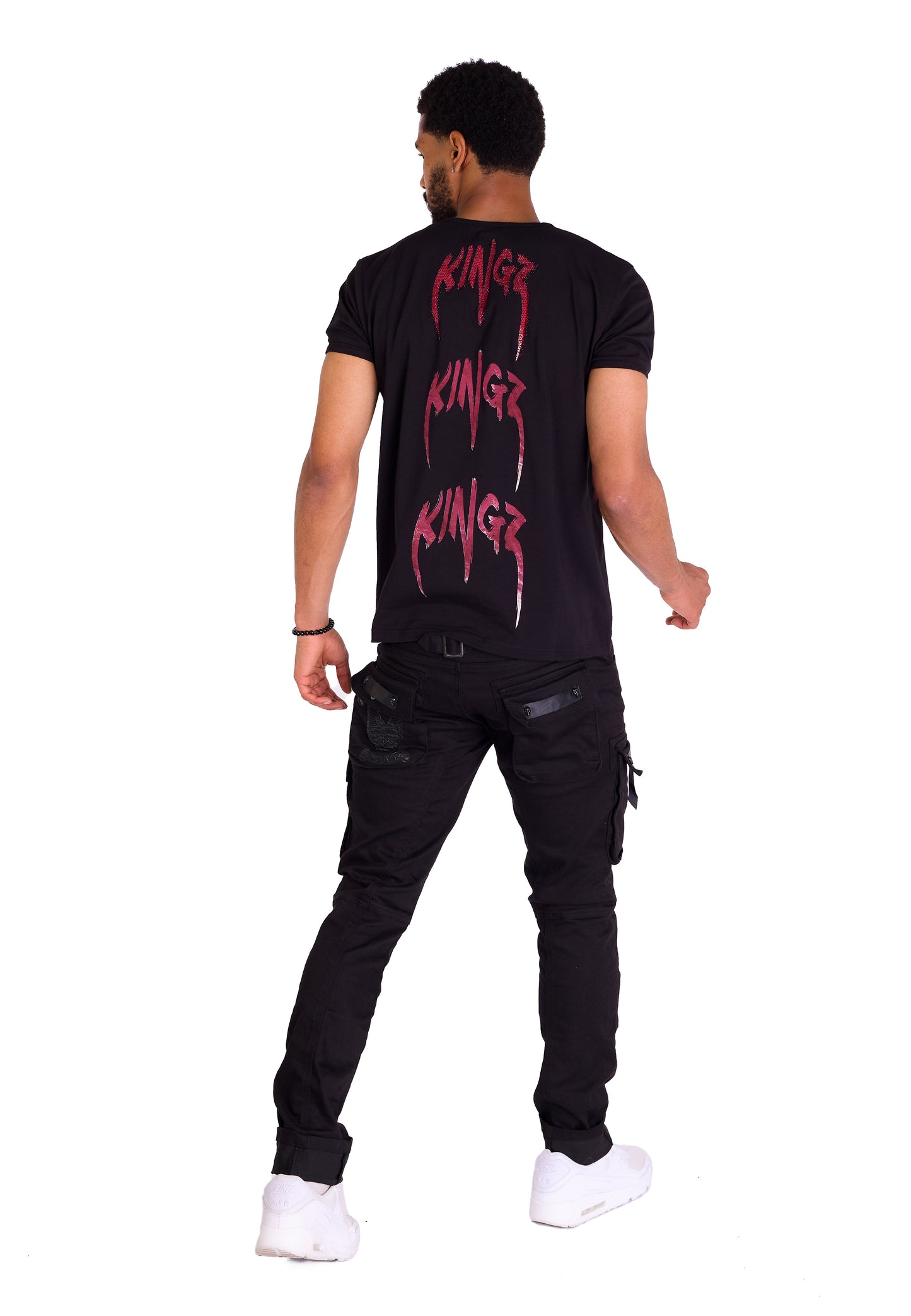 Herren T-Shirt KINGZ, Regular Fit, Modell 24-01