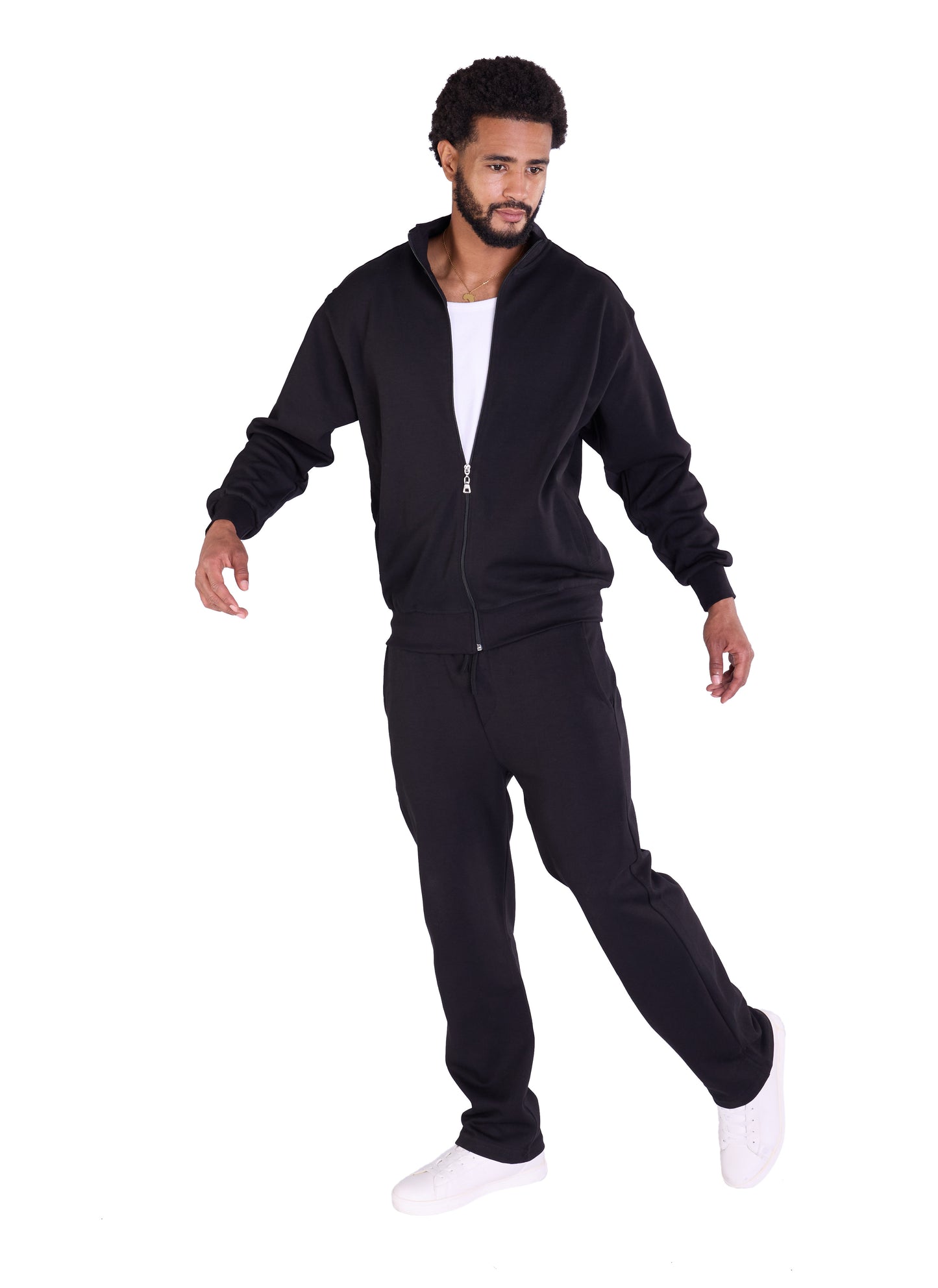 Herren Freizeitanzug Zweiteiler, Slim Fit, Modell DQ 2510, Beige, Grau und Schwarz