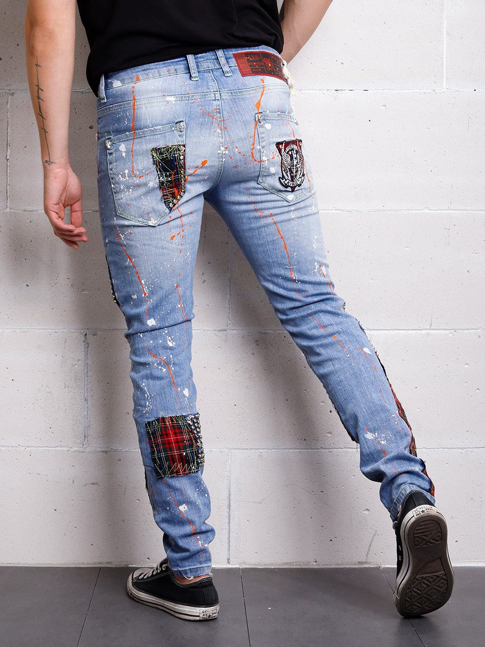 Slim fit designer shops jeans mens