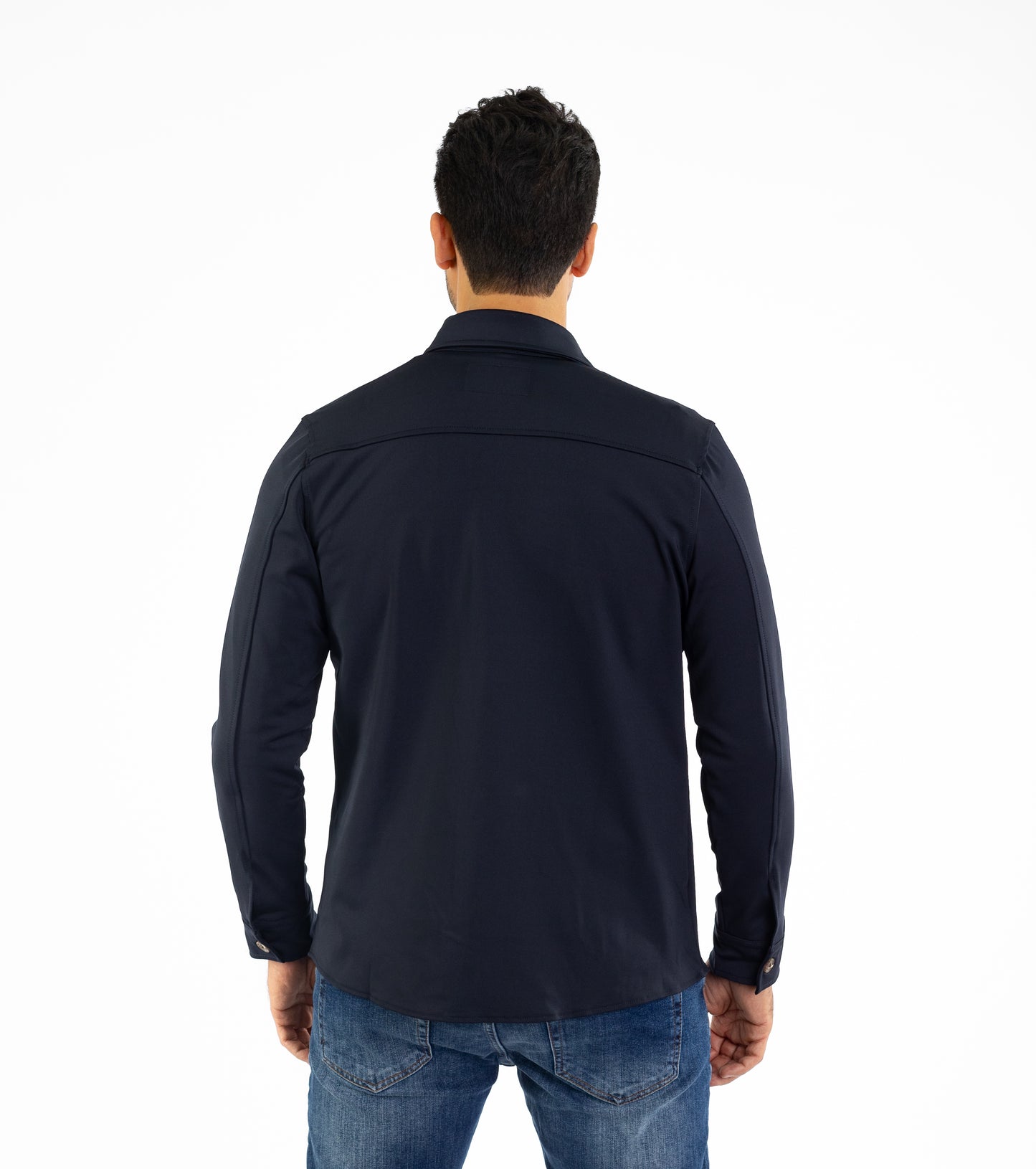 Sportliches Herren Überhemd, Slim Fit, Modell CL2285, Navy