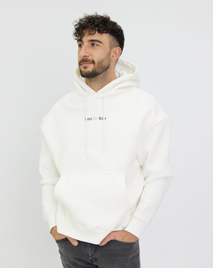 Men's hoodie, hooded sweatshirt with back print "TEARS FOR FEARS", oversized fit, DH-SW4090, white or black