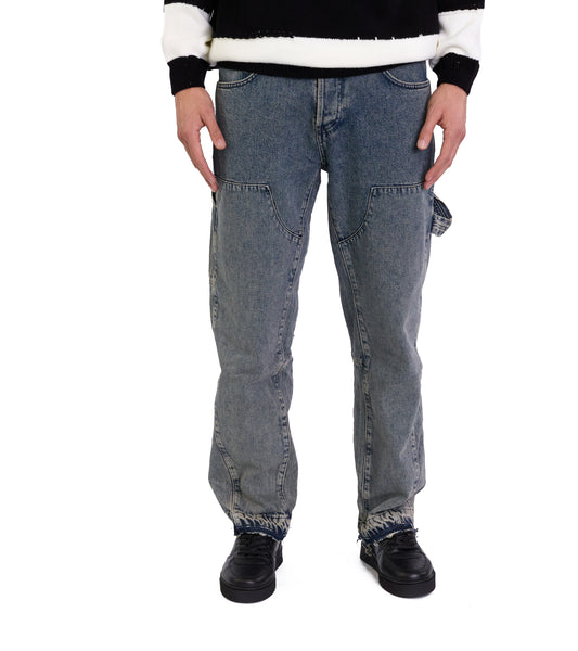 Herren Baggy Jeans, Loose Fit, Modell 16885, Blau oder Schwarz