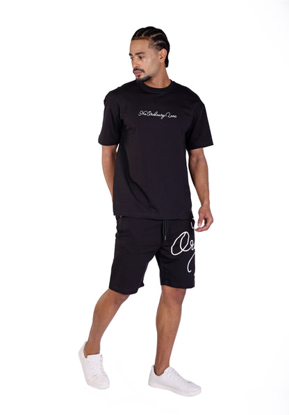Herren Sommer Zweiteiler,  Slim Fit, Modell DQ C3050, Blau, Weiß und Schwarz