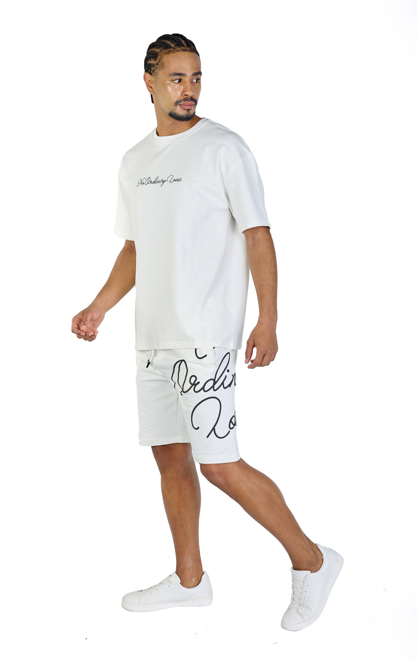 Herren Sommer Zweiteiler,  Slim Fit, Modell DQ C3050, Blau, Weiß und Schwarz