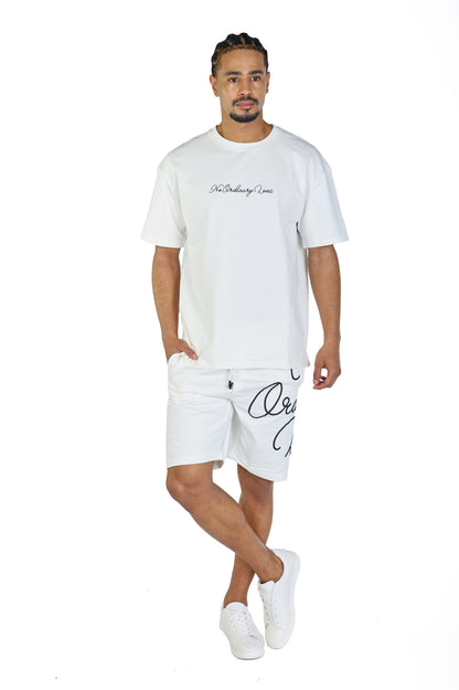Herren Sommer Zweiteiler,  Slim Fit, Modell DQ C3050, Blau, Weiß und Schwarz