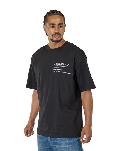 CATCH - T-shirt with print, oversized fit, model C736, white