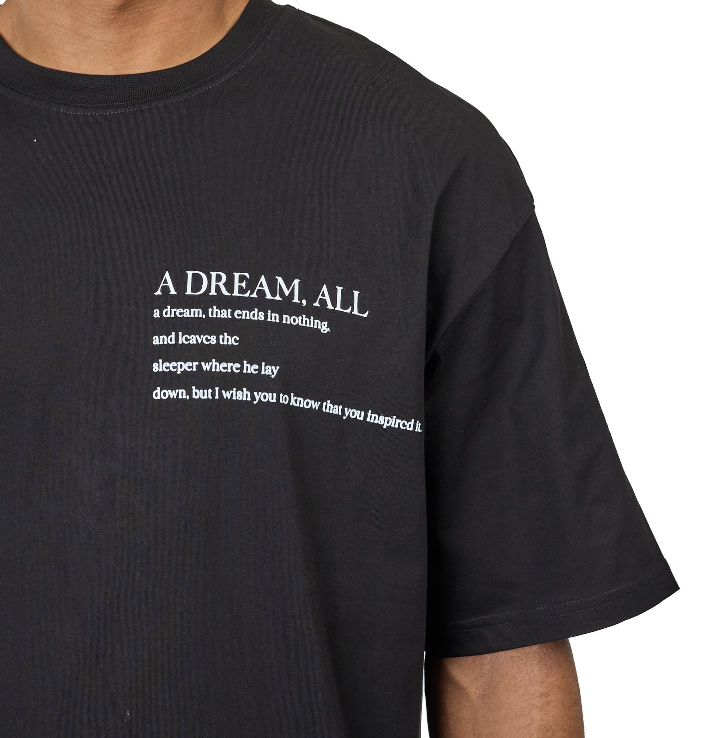 CATCH - T-shirt with print, oversized fit, model C736, white