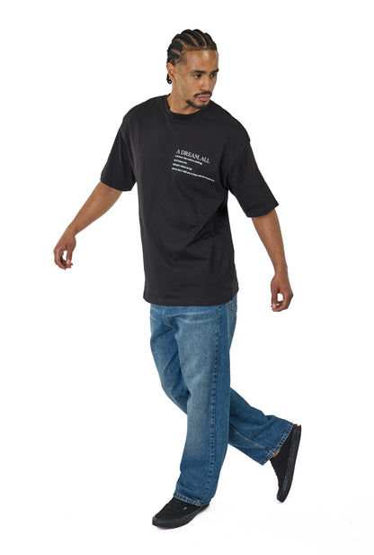 CATCH - T-shirt with print, oversized fit, model C736, white