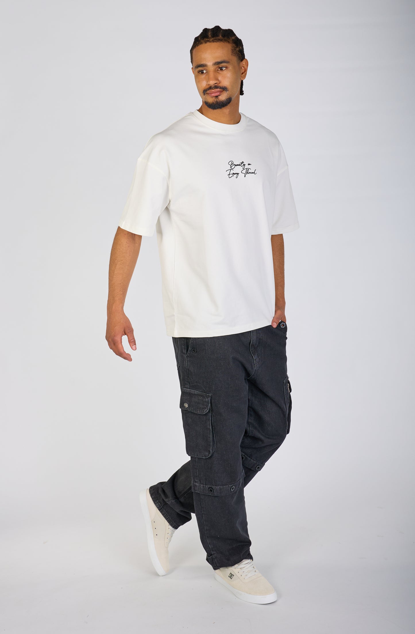 Herren Baggy Jeans, Baggy Fit, Modell DH4652, Schwarz