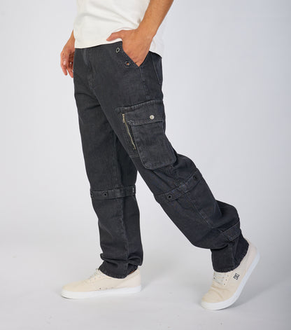 Herren Baggy Jeans, Baggy Fit, Modell DH4652, Schwarz