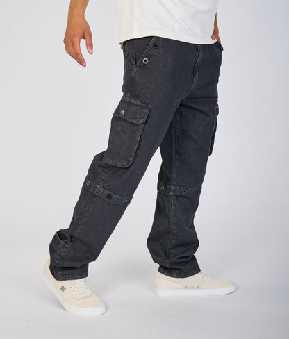 Herren Baggy Jeans, Baggy Fit, Modell DH4652, Schwarz