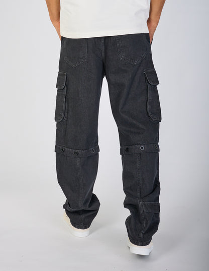 Herren Baggy Jeans, Baggy Fit, Modell DH4652, Schwarz