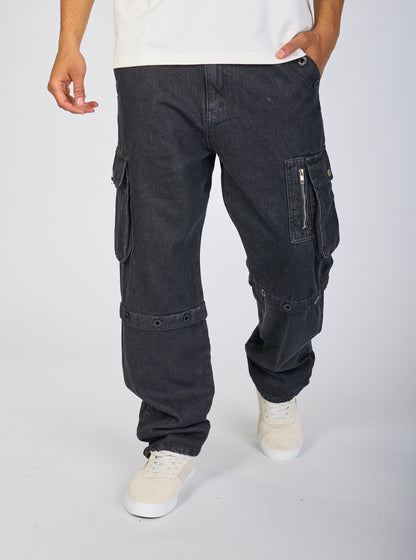 Herren Baggy Jeans, Baggy Fit, Modell DH4652, Schwarz