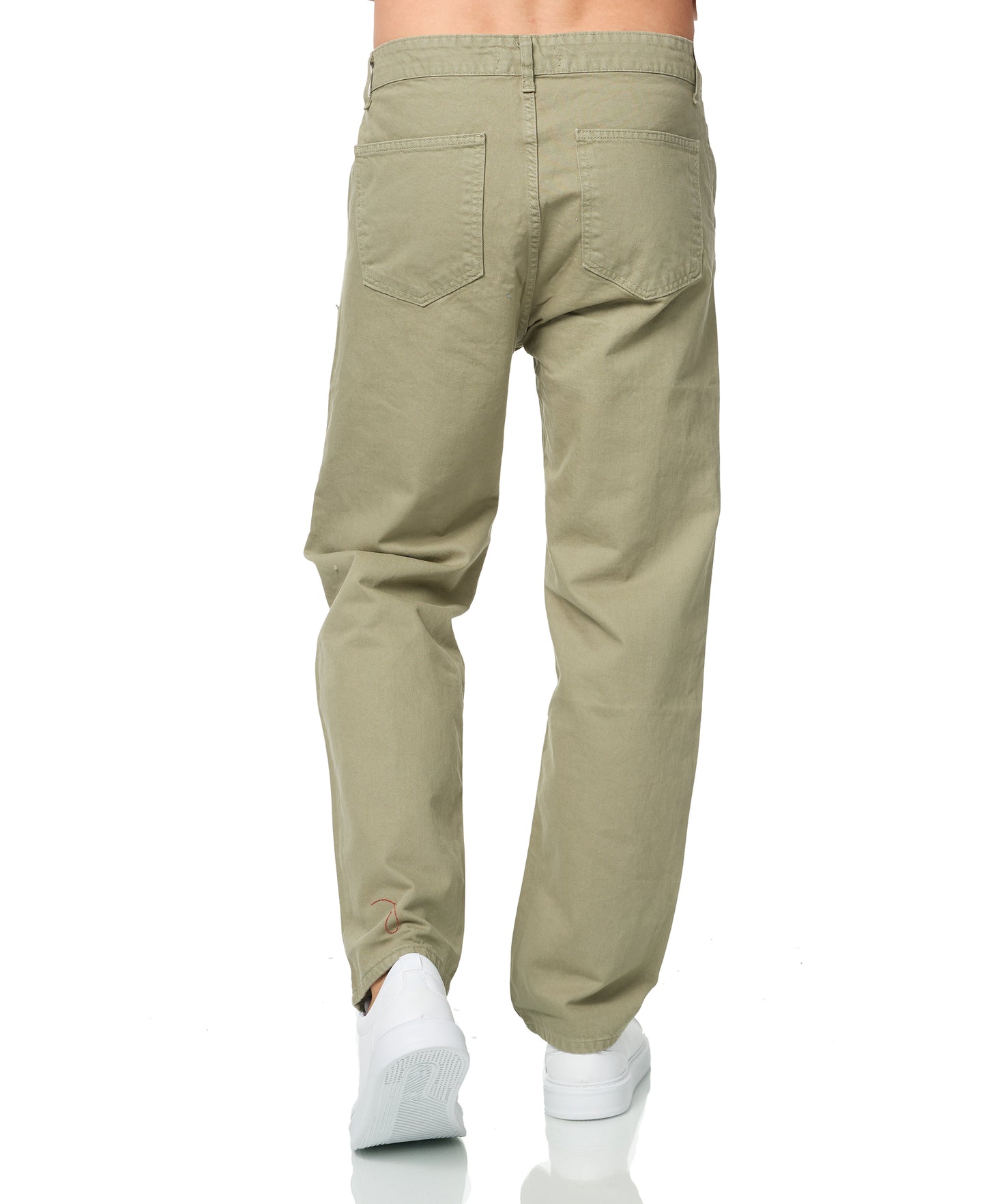 Herren 2-Pocket Cargo Pants Jeans, Baggy Style, Modell 5070, Olive, Beige oder Grau