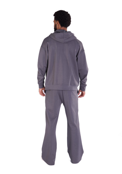 Herren Jogger Kombi Zweiteiler,  Oversized Fit, Modell DQ K004, Beige, Grau und Schwarz