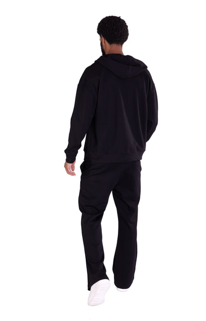 Herren Jogger Kombi Zweiteiler,  Oversized Fit, Modell DQ K004, Beige, Grau und Schwarz