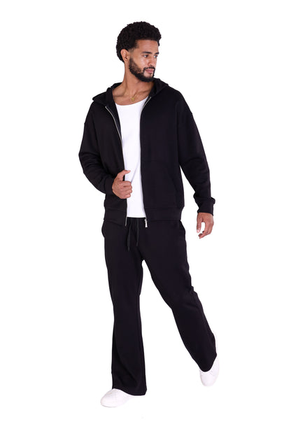 Herren Jogger Kombi Zweiteiler,  Oversized Fit, Modell DQ K004, Beige, Grau und Schwarz
