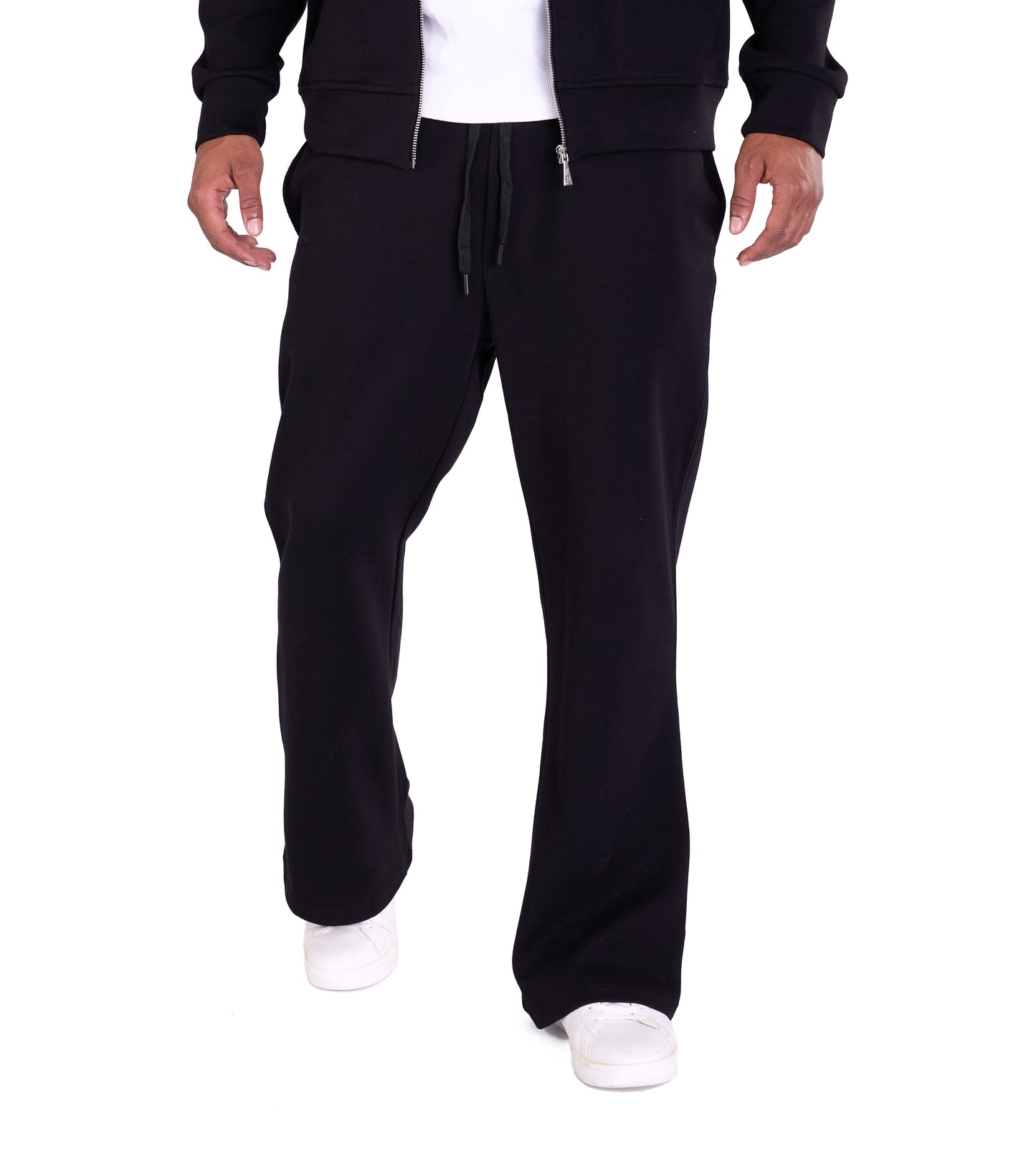 Herren Jogger Kombi Zweiteiler,  Oversized Fit, Modell DQ K004, Beige, Grau und Schwarz