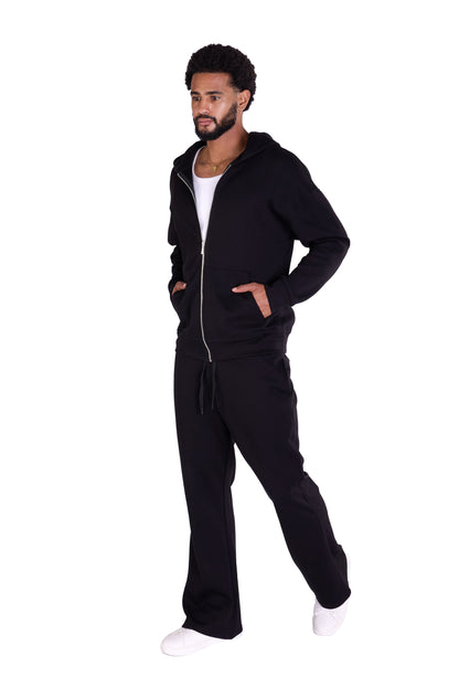 Herren Jogger Kombi Zweiteiler,  Oversized Fit, Modell DQ K004, Beige, Grau und Schwarz
