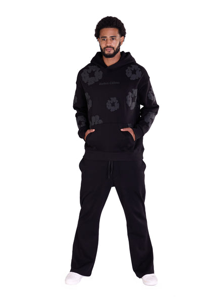 Herren Jogger Kombi Zweiteiler,  Oversized Fit, Modell DQ K004, Beige, Grau und Schwarz