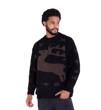 Warmer Norweger, Slim Fit mit Druck Modell DQ TK011, Beige und Schwarz