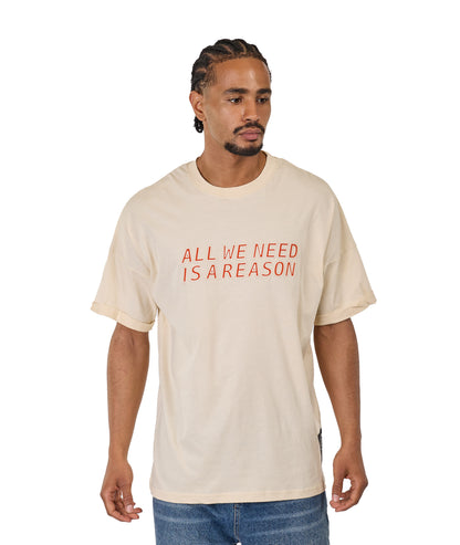 Men's t-shirt, oversize fit, 3D print, model Y269, white or beige