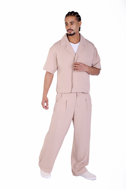 Herren Zweiteiler,  Sommer Freizeitanzug Loose Fit, Modell DQ E-1Y041