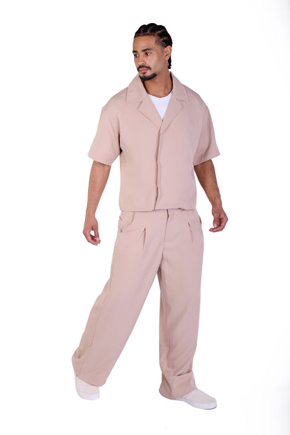 Herren Zweiteiler,  Sommer Freizeitanzug Loose Fit, Modell DQ E-1Y041