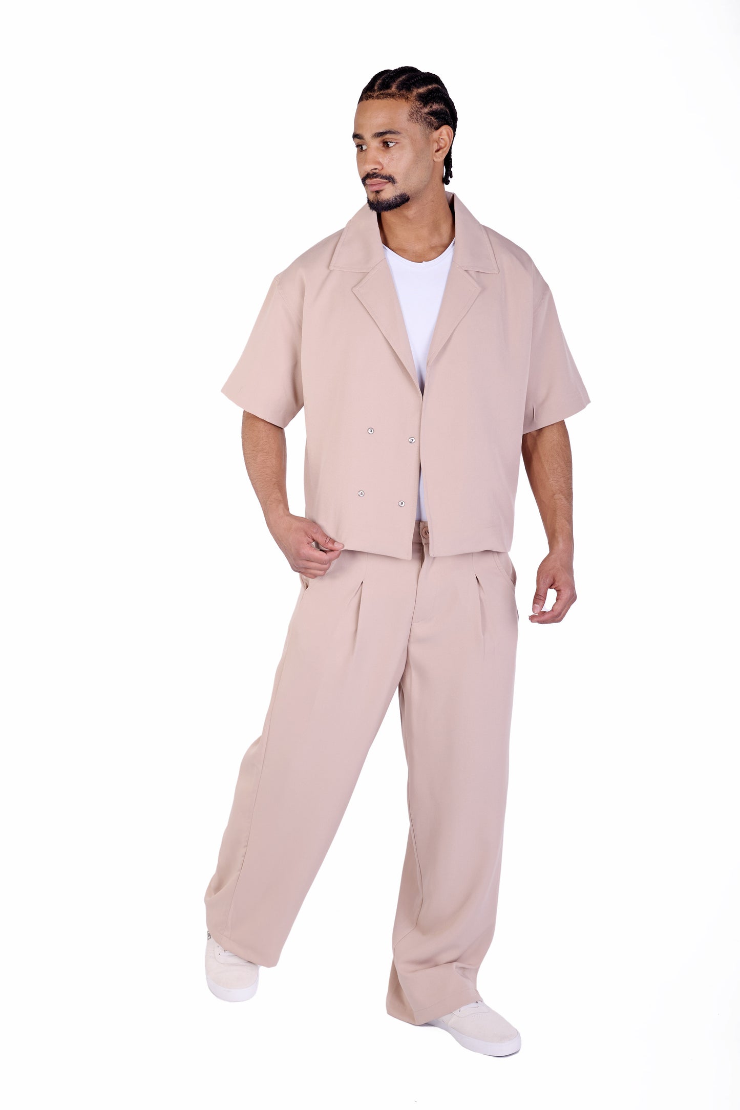 Herren Zweiteiler,  Sommer Freizeitanzug Loose Fit, Modell DQ E-1Y041