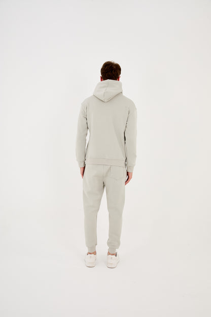 Herren Jogger Kombi Zweiteiler, Hoodie & Jogger Hose,  Relaxed Fit, Modell 2529,  Mint