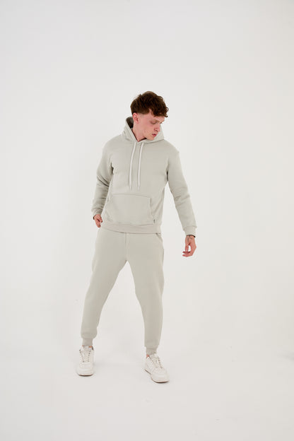 Herren Jogger Kombi Zweiteiler, Hoodie & Jogger Hose,  Relaxed Fit, Modell 2529,  Mint