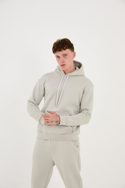 Herren Jogger Kombi Zweiteiler, Hoodie & Jogger Hose,  Relaxed Fit, Modell 2529,  Mint