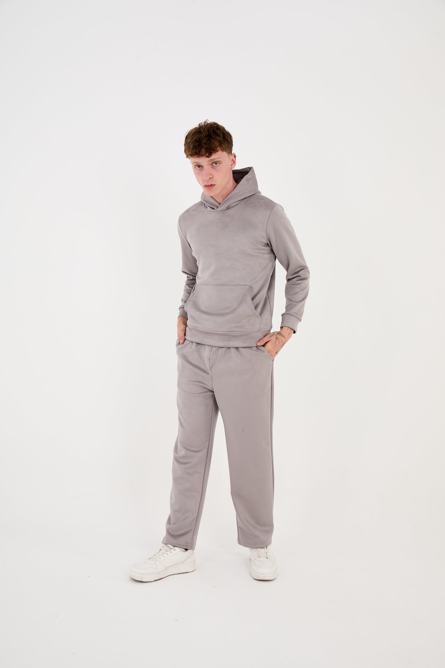 Herren Jogger, Hoodie & Jogger Hose, Regular Fit, Modell 2525, Beige, Camel, Khaki, Grau oder Schwarz