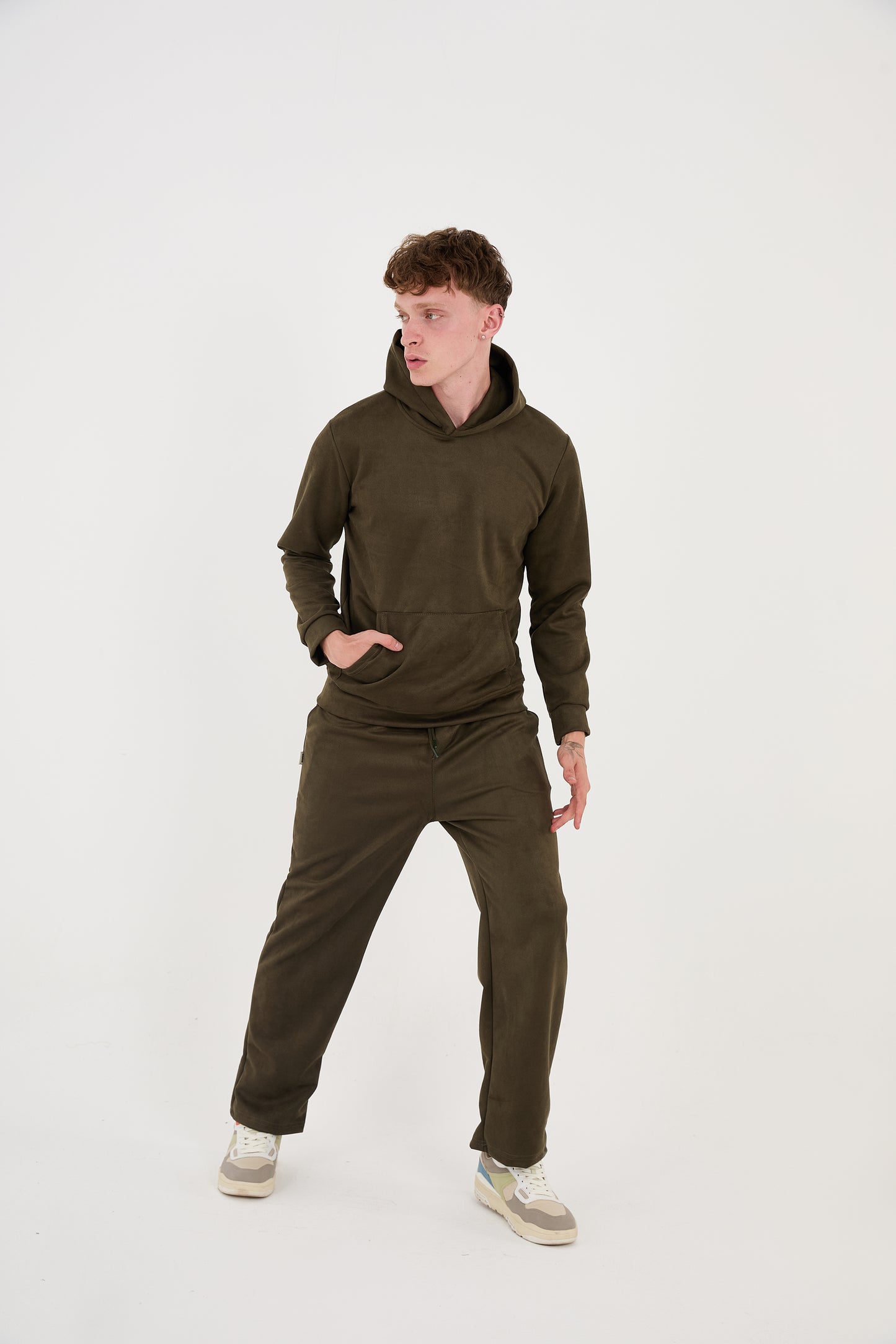 Herren Jogger, Hoodie & Jogger Hose, Regular Fit, Modell 2525, Beige, Camel, Khaki, Grau oder Schwarz