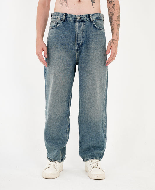 Men's Baggy Jeans, Baggy Fit, Model 16880, Blue 