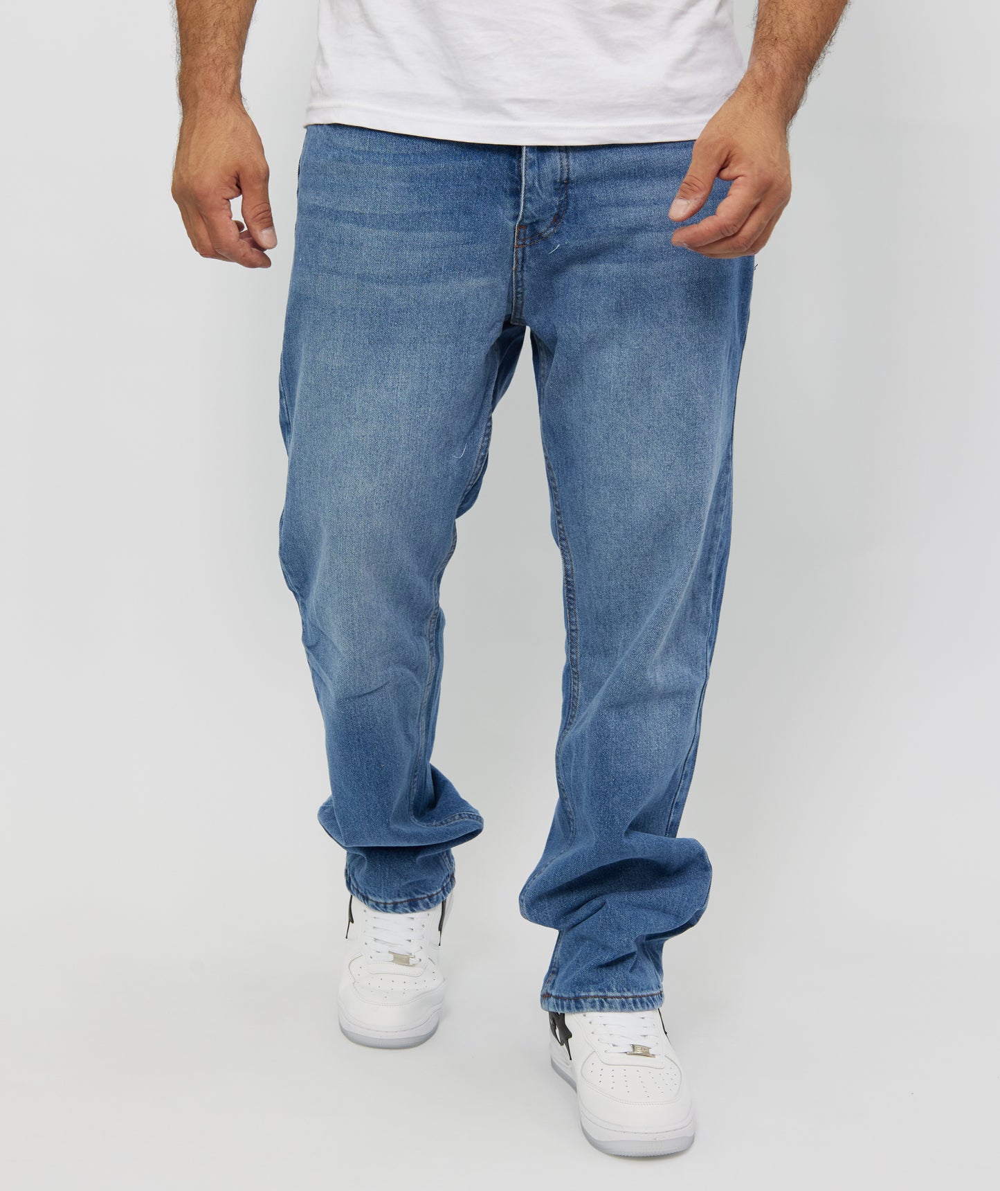 Herren Baggy Style Jeans in Blau