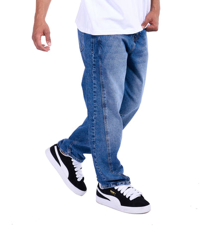 Herren Baggy Jeans, Baggy Fit, Modell DQ-K716, Blau, Schwarz