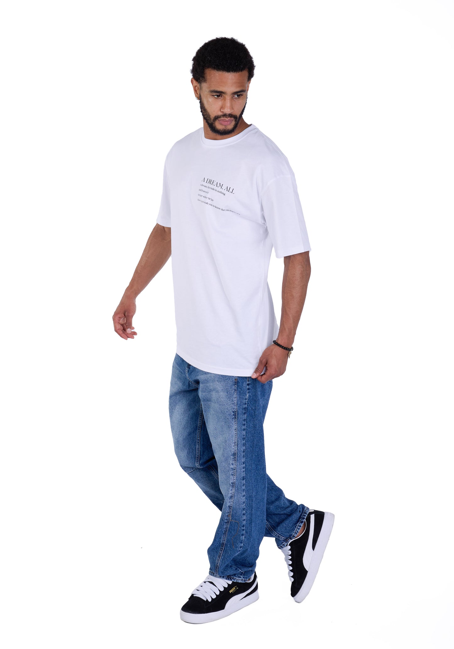 Herren Baggy Jeans, Baggy Fit, Modell DQ-K716, Blau, Schwarz