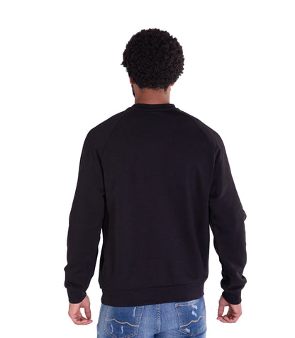 Herren Sweatshirt mit Bestickung Slim Fit, Modell DQ KB104, Beige, Grün, Braun und Schwarz