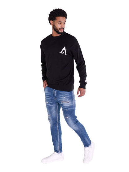 Feinstrick Pullover, Slim Fit mit Druck Modell DQ KB614, Beige und Schwarz