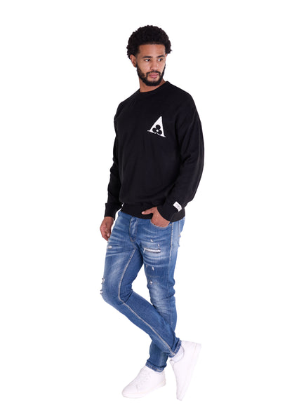 Feinstrick Pullover, Slim Fit mit Druck Modell DQ KB614, Beige und Schwarz