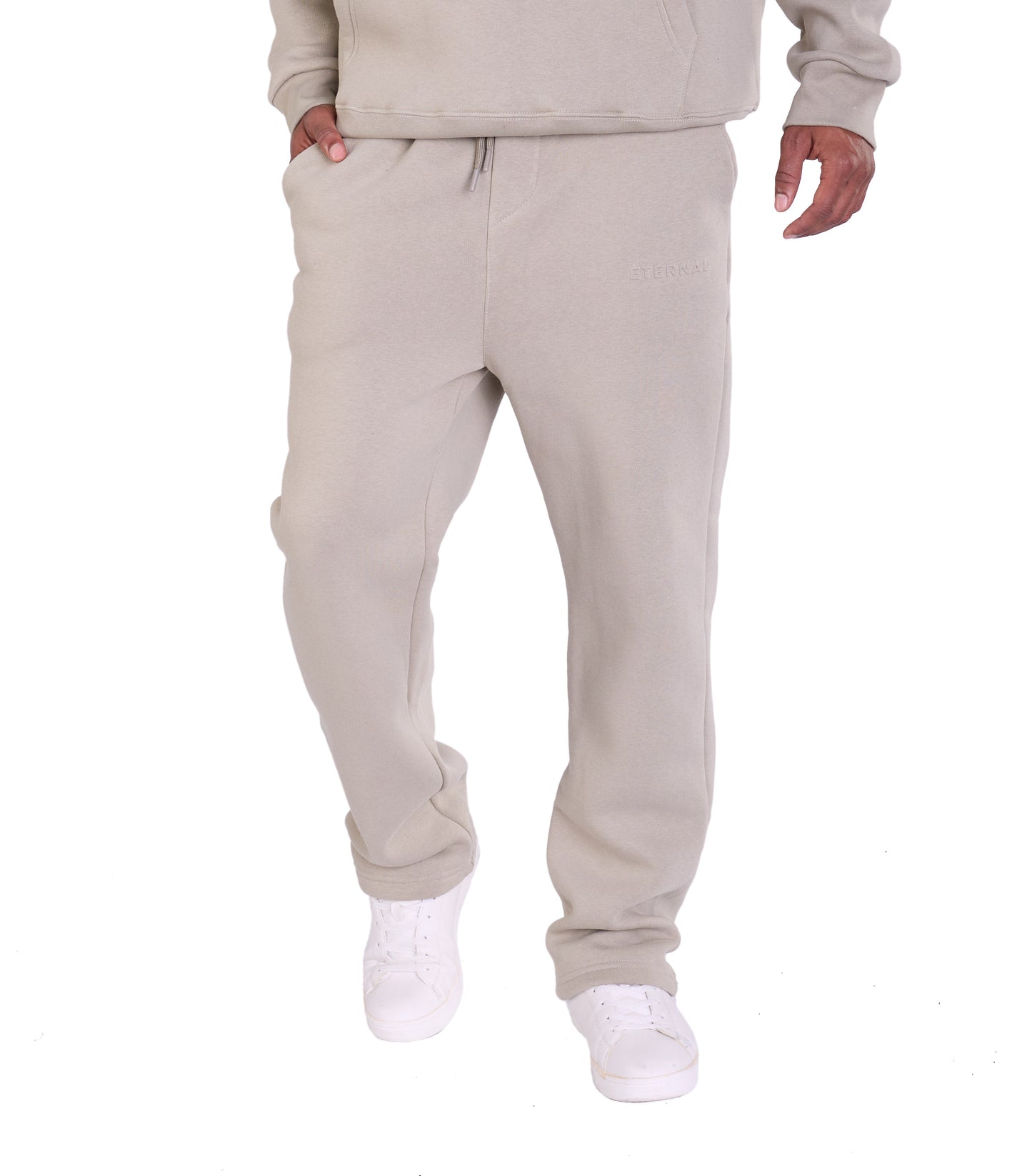 Herren Jogger Kombi Zweiteiler,  Slim Fit, Modell DQ DQ KPS005, Beige, Grau, Olive und Schwarz