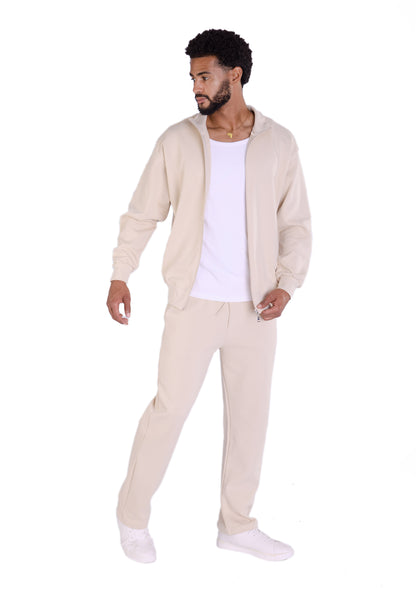 Herren Freizeitanzug Zweiteiler,  Slim Fit, Modell DQ 2510, Beige, Grau und Schwarz