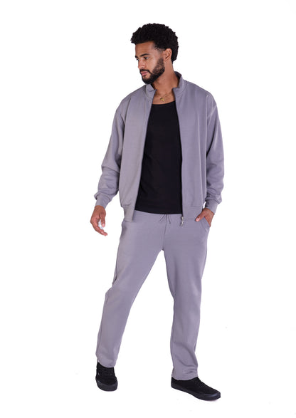 Herren Freizeitanzug Zweiteiler,  Slim Fit, Modell DQ 2510, Beige, Grau und Schwarz