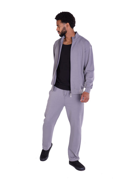 Herren Freizeitanzug Zweiteiler,  Slim Fit, Modell DQ 2510, Beige, Grau und Schwarz