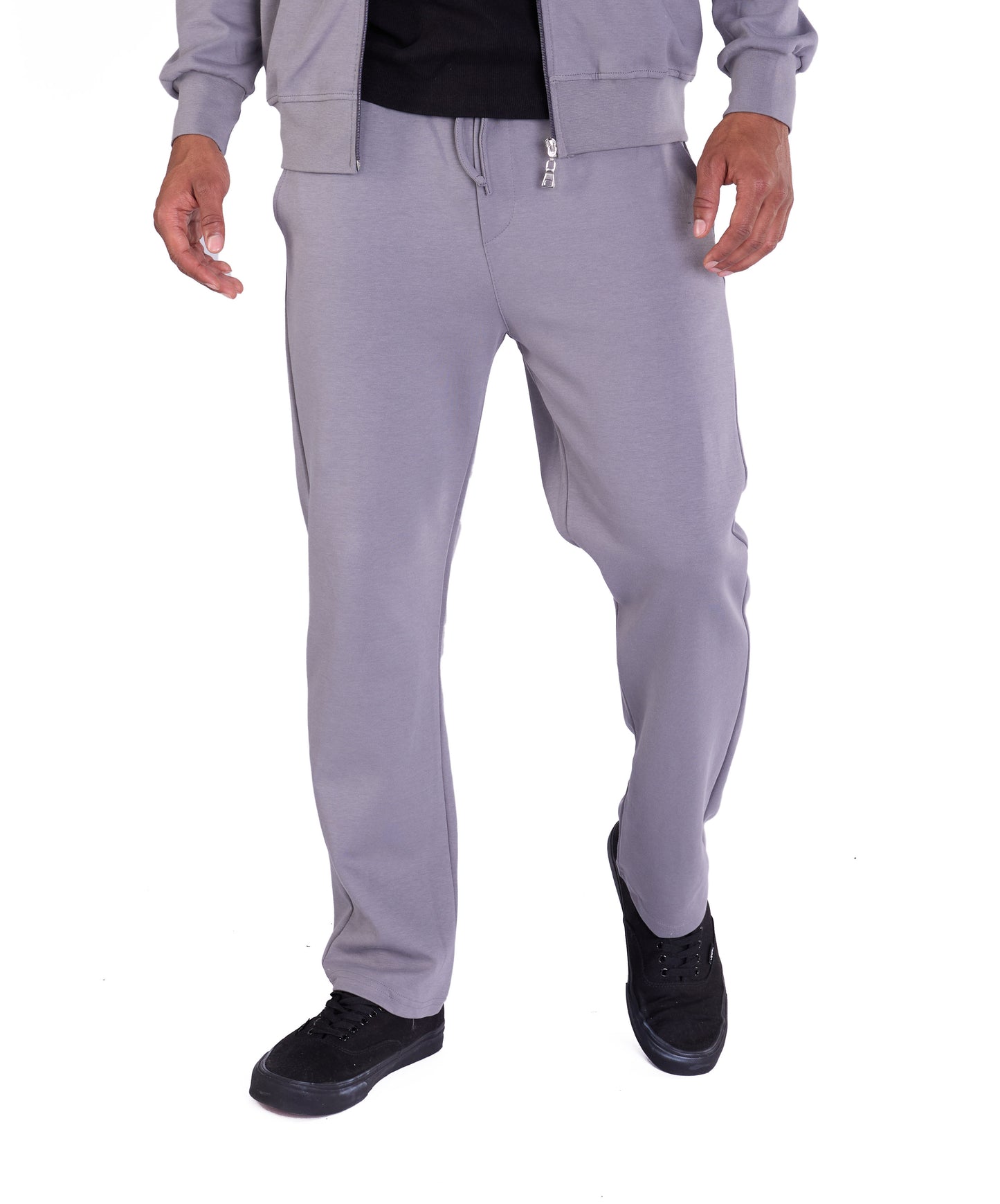 Herren Freizeitanzug Zweiteiler,  Slim Fit, Modell DQ 2510, Beige, Grau und Schwarz