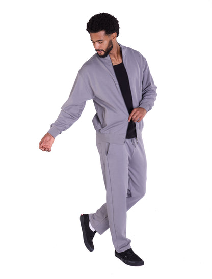 Herren Freizeitanzug Zweiteiler,  Slim Fit, Modell DQ 2510, Beige, Grau und Schwarz