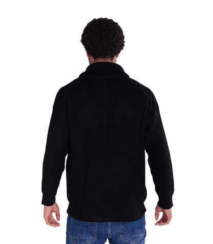 Lässiger Herren Troyer in Slim Fit, Modell DQ K0002, Beige und Schwarz