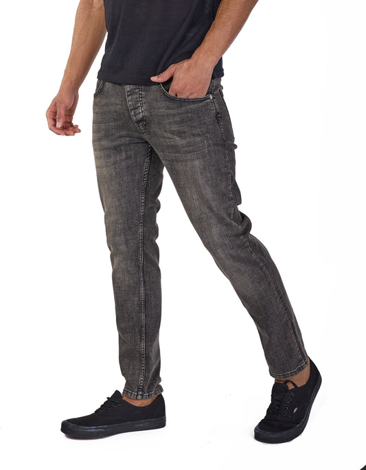 Herren SLIM-FIT Jeans, DQ M092, Blau und Schwarz