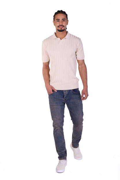 Herren SLIM-FIT Jeans, DQ M092, Blau und Schwarz